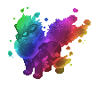 Rainbow Evil Arcanine
